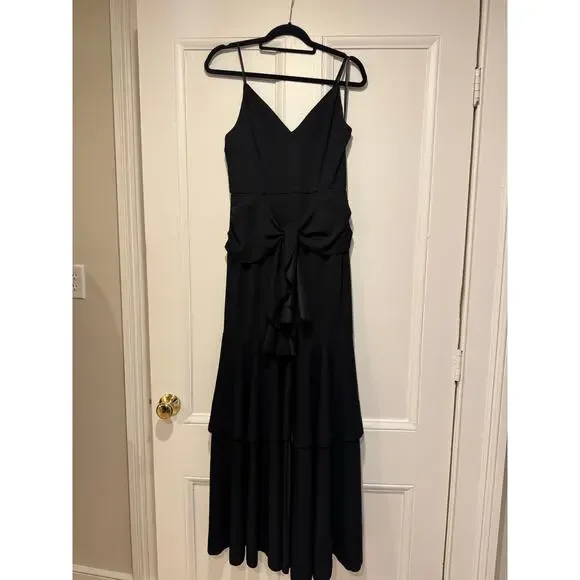 Black Long Dress VENUS Brand - Picture 3 of 6